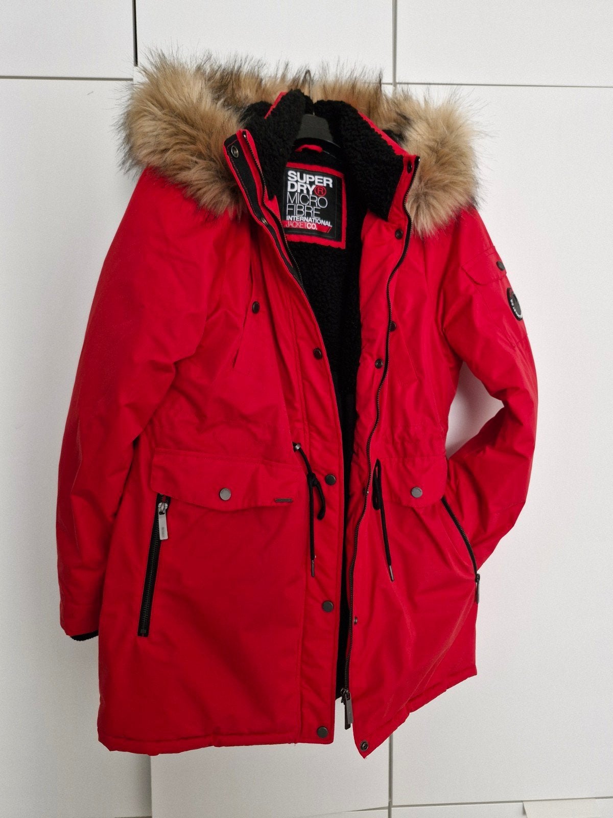 Nieuwe Superdry Parka Winterjas Maat 42, Ophalen, Superdry, Maat 42/44 (L), Nieuw
