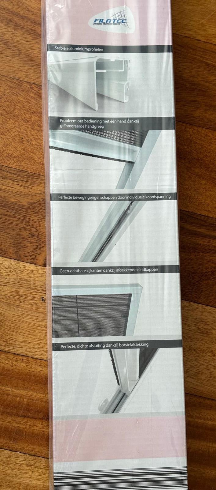 Plisse hor voor (dak) raam 100 br. X 160 hoog, Ophalen, Nieuw, Overige typen, Minder dan 200 cm