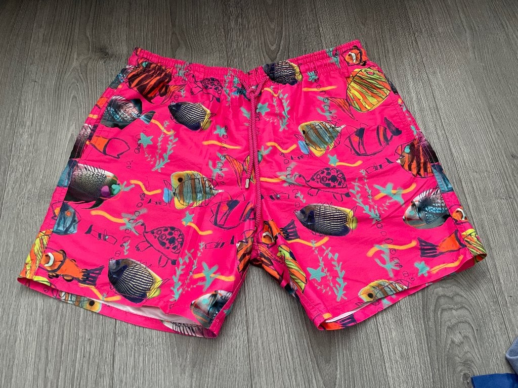 Vilebrequin heren roze vissen zwembroek short maat XXL, Kleding | Heren, Vilebrequin, Overige maten, Ophalen of Verzenden, Roze