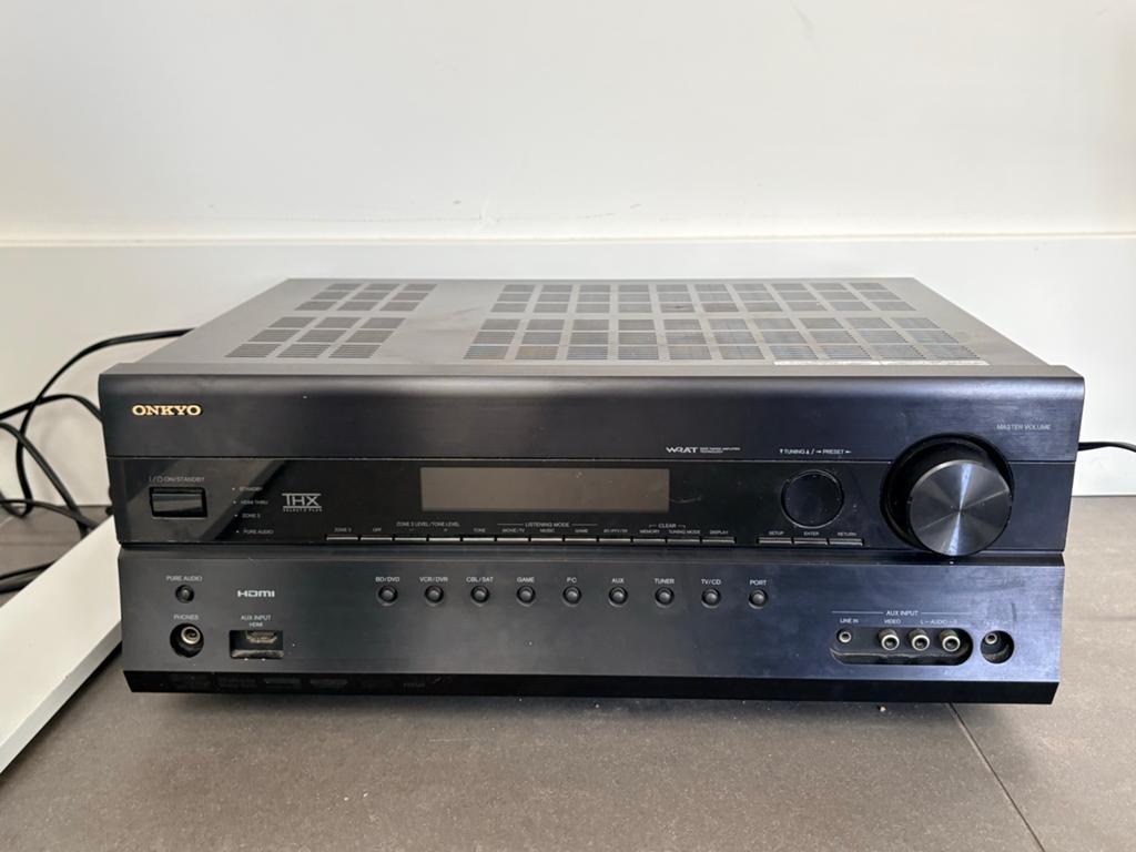 Onkyo TX-SR608 receiver met JAMO speakers en Blu-ray speler, Audio, Tv en Foto, Home Cinema-sets, Blu-ray-speler, 70 watt of meer
