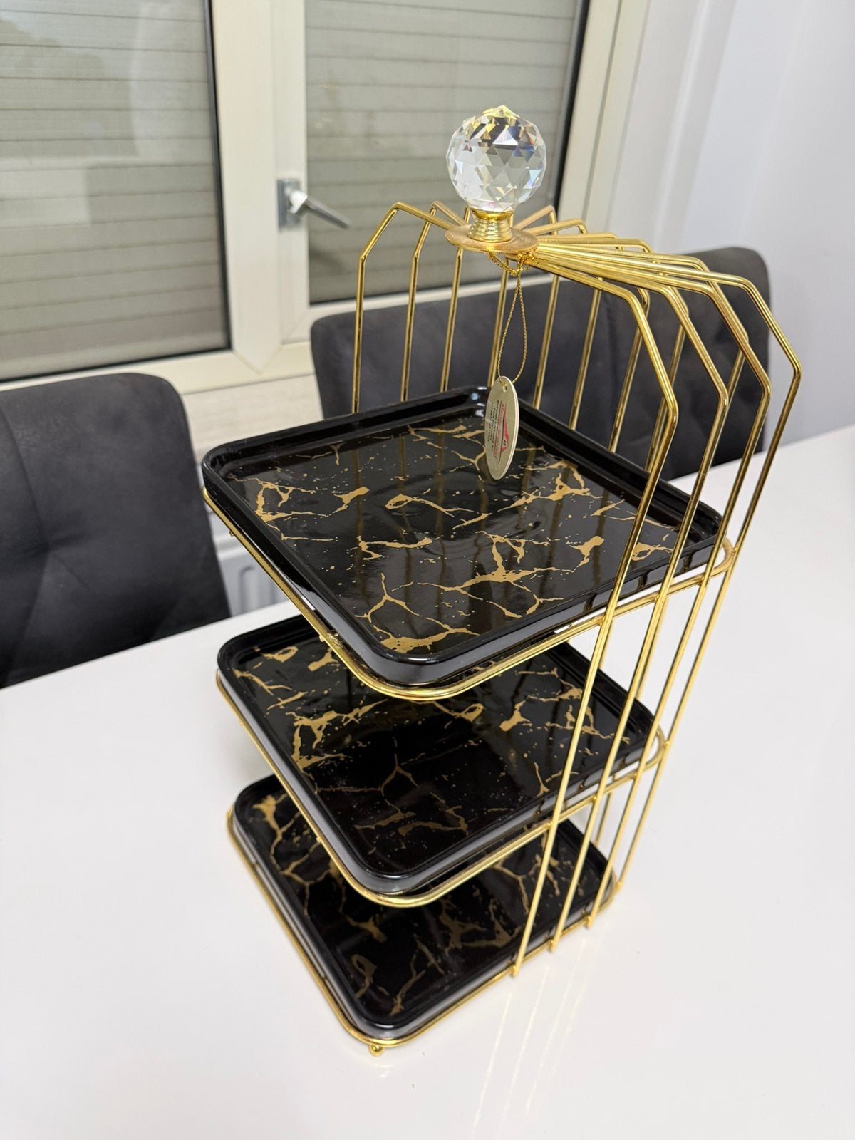 Nieuw Prachtige luxe etagère, Ophalen of Verzenden, Nieuw, Etagère, Steen/keramiek