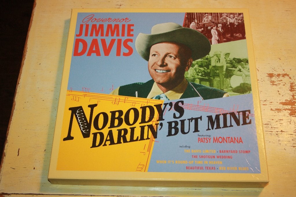 Jimmie Davis Nobody's Darlin' But Mine 5-CD Deluxe Box Set, Ophalen of Verzenden, Gebruikt, 12 inch