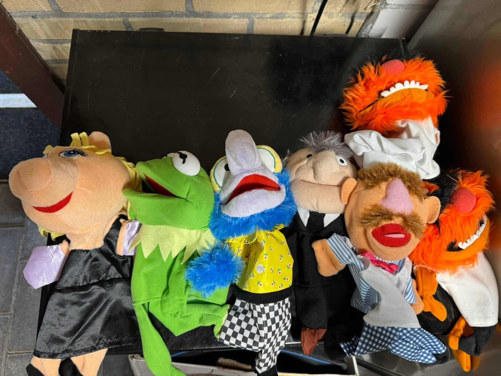 Set van 7 originele Muppets handpoppen, Ophalen of Verzenden, Zo goed als nieuw, Overige typen