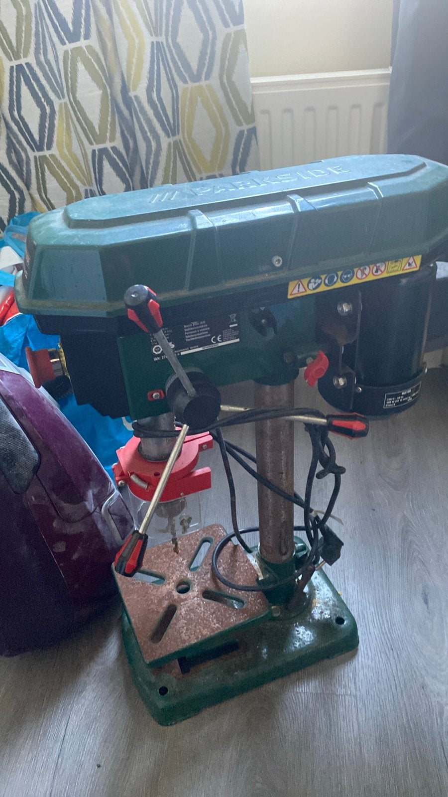 Parkside Kolomboormachine PTBM 500 C3 - 500W, Ophalen, Gebruikt, 400 tot 600 watt, Kolomboormachine
