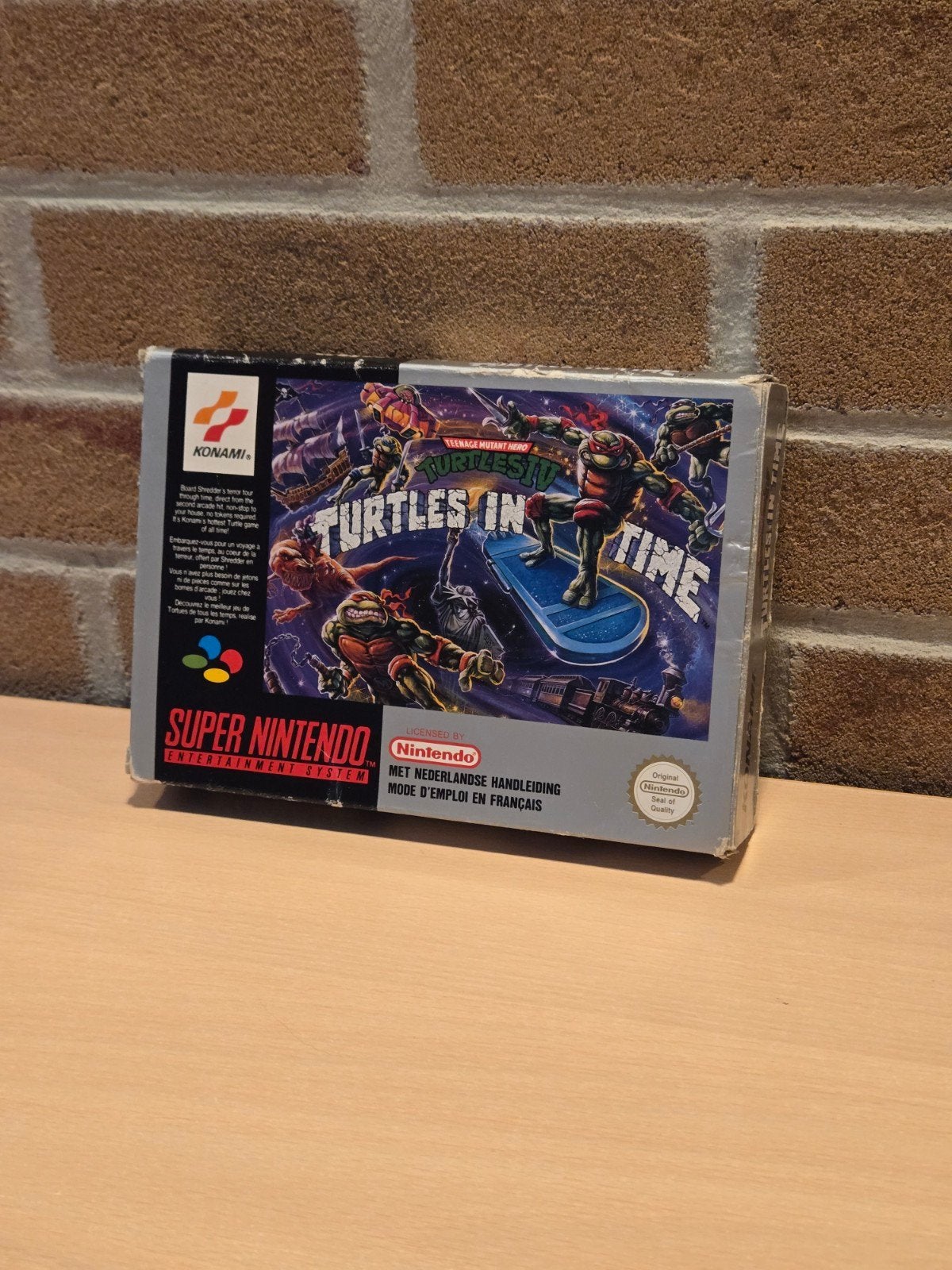 Turtles In Time - Super Nintendo PAL FAH, Gebruikt, Support.nintendo.nl, 2 spelers, Ophalen of Verzenden