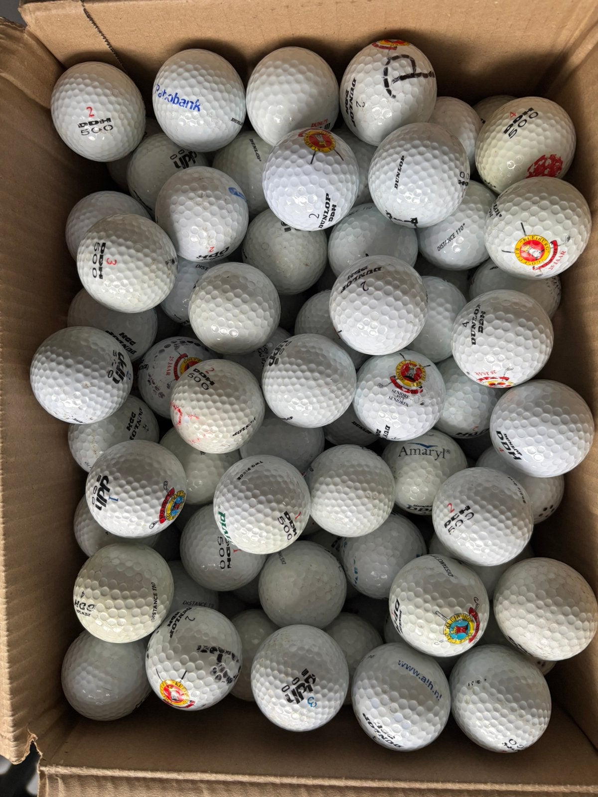 Dunlop golfballen, Ophalen of Verzenden, Gebruikt, Bal(len)