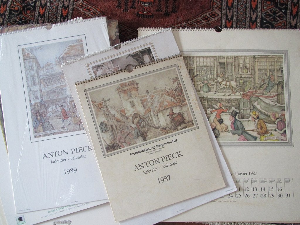 kalenders  en prenten  Anton Pieck, Diversen, Ophalen, Maandkalender, Zo goed als nieuw