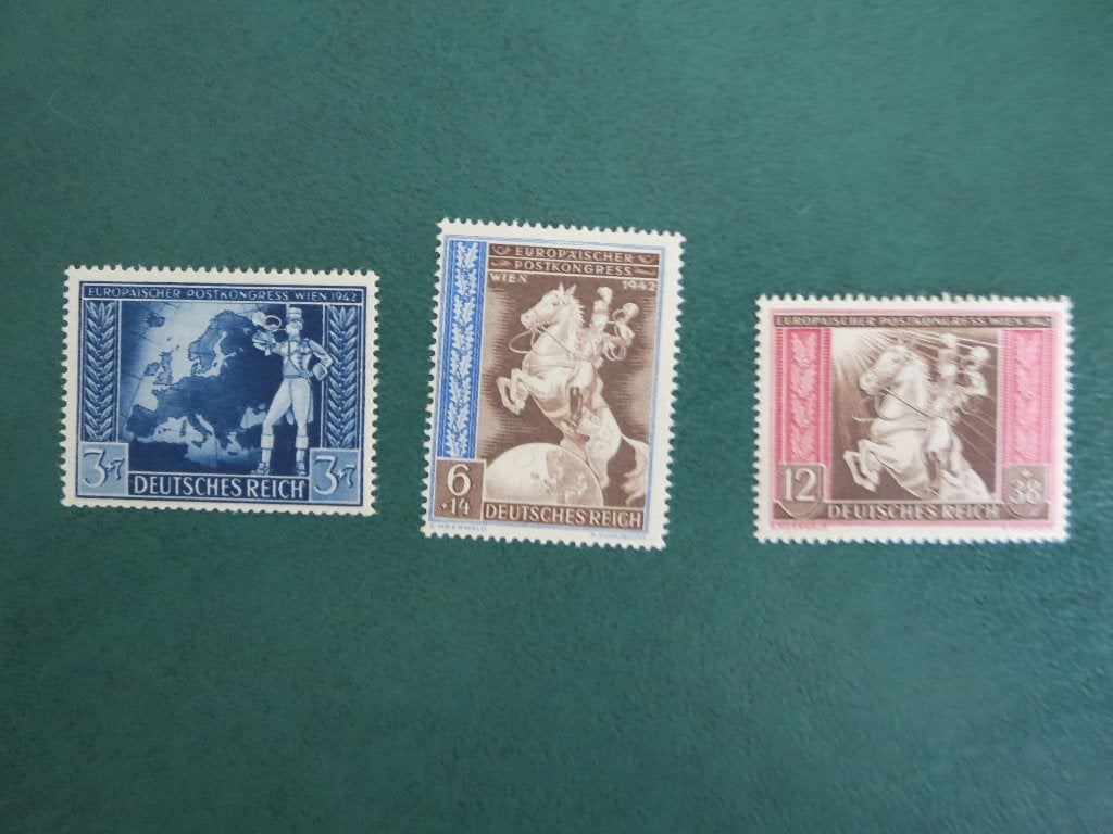 Duitse Rijk WO2  NR 820 - 822, Verzenden, Duitse Keizerrijk, Postfris