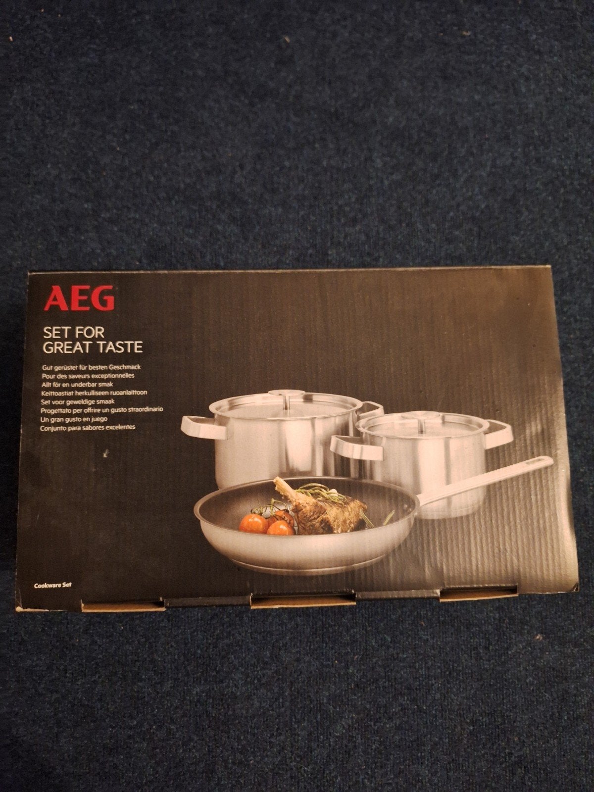 nieuwe pannenset AEG, Ophalen, Nieuw, Rvs, Pannenset