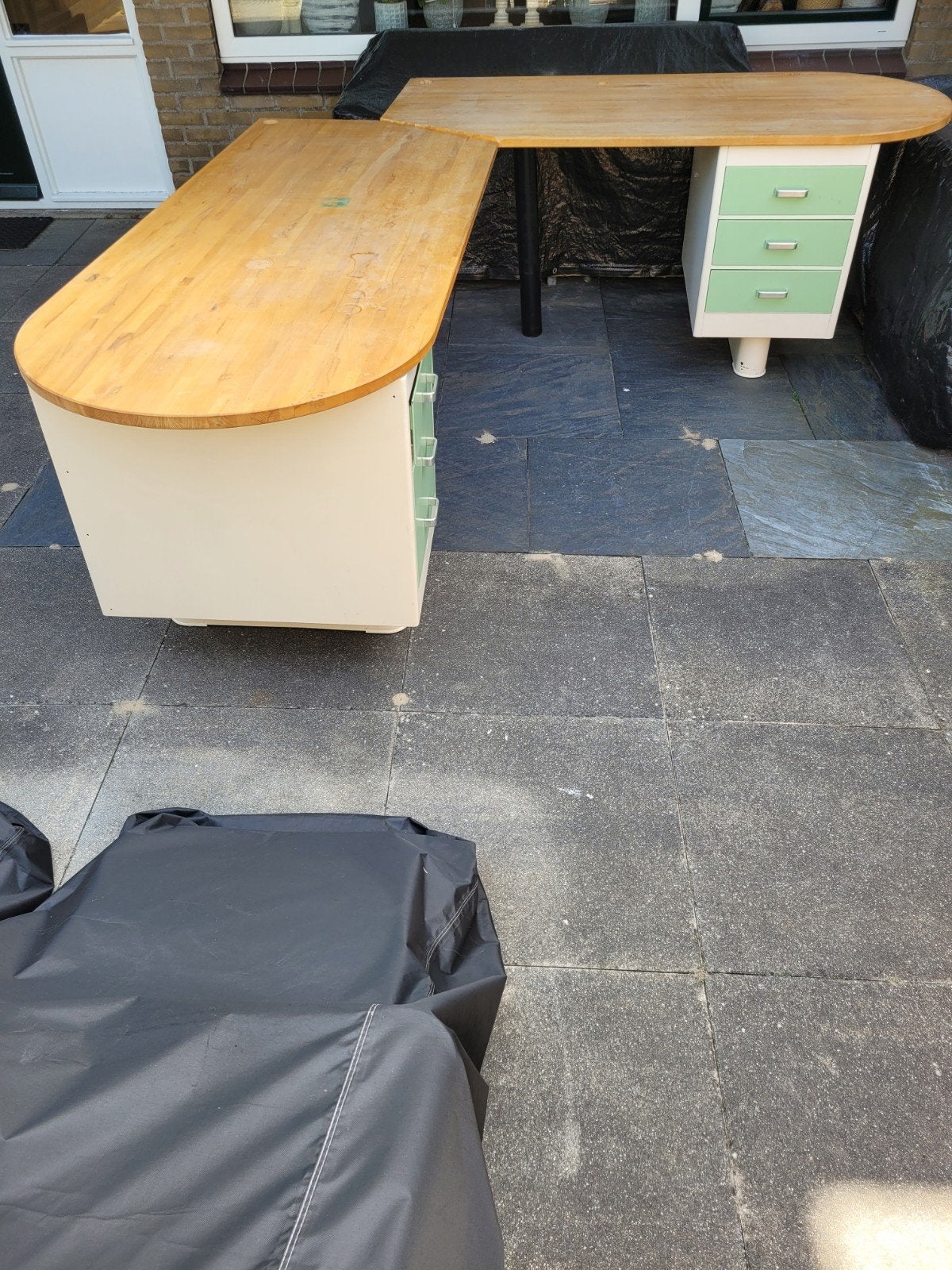 Hoek Bureau, Huis en Inrichting, Ophalen, Demontabel, Gebruikt, Hoekbureau