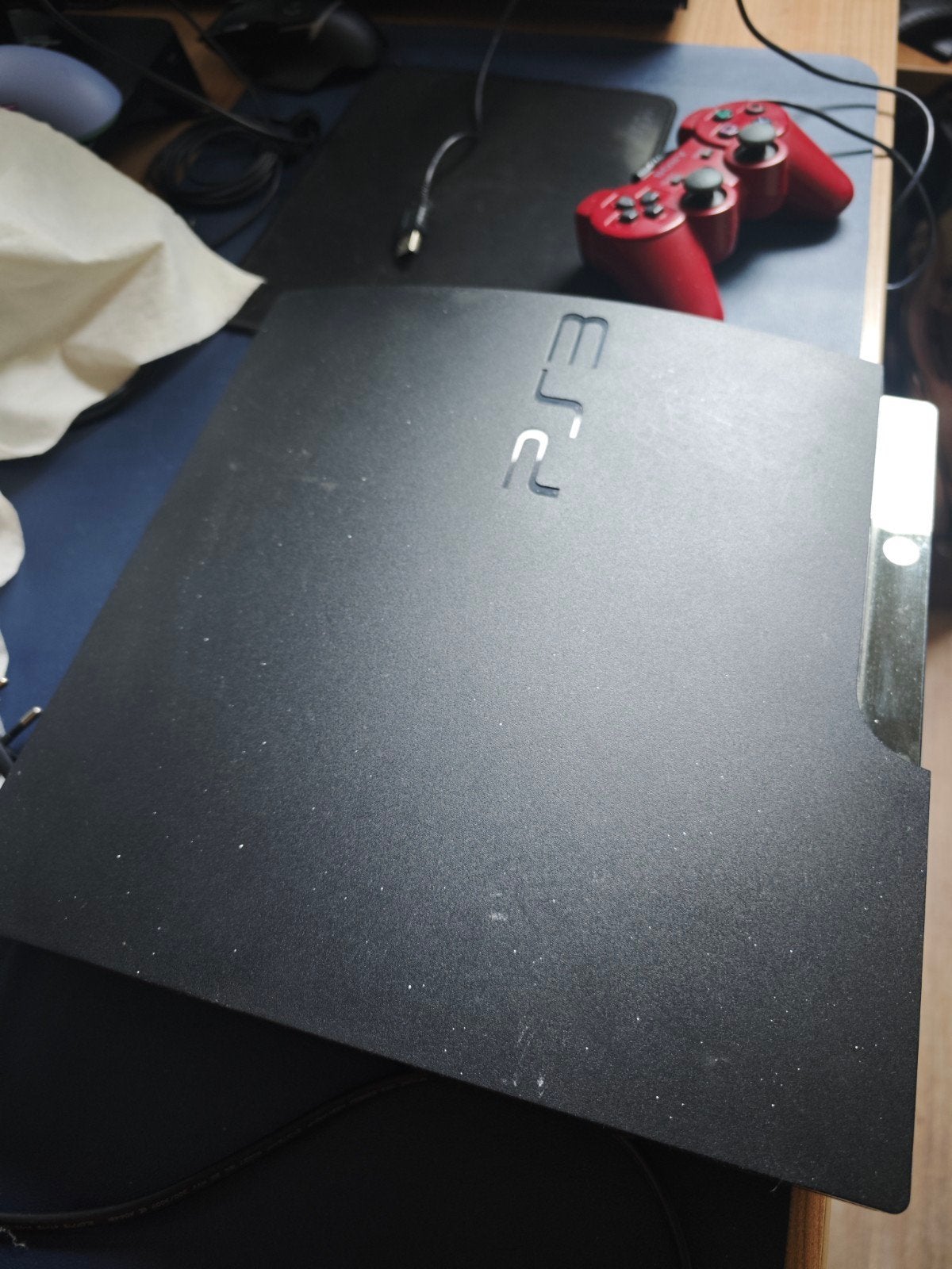 Playstation 3 met 1 controller CECH-2004A, Spelcomputers en Games, Gebruikt, Met 1 controller, Slim, 250 GB