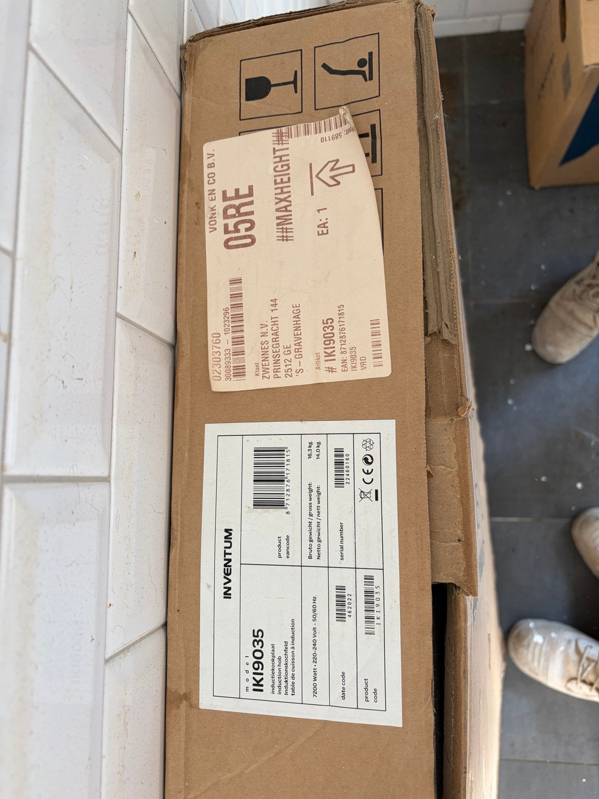 Nieuwe Inventum IKI9035 Inductiekookplaat - Ongebruikt, Witgoed en Apparatuur, Kookplaten, Ophalen, Nieuw, Inbouw, Inductie
