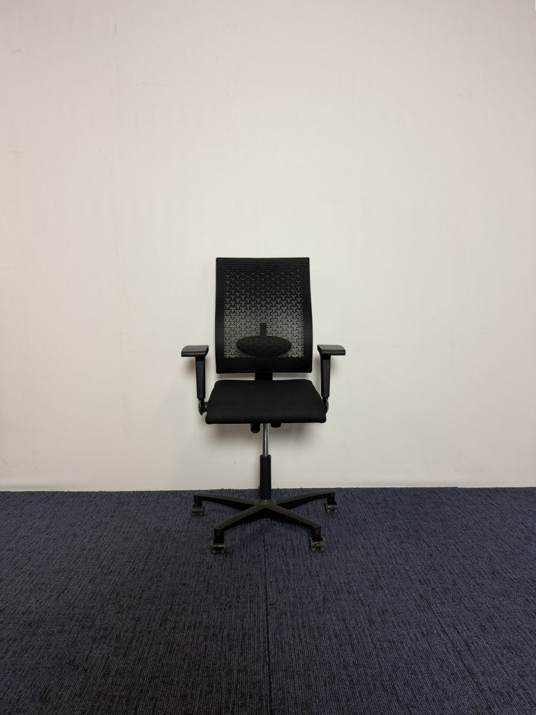 50 x Bureaustoel Ahrend 250, nieuw zwart gestoffeerd, Ophalen, Gebruikt, Zwart, Bureaustoel