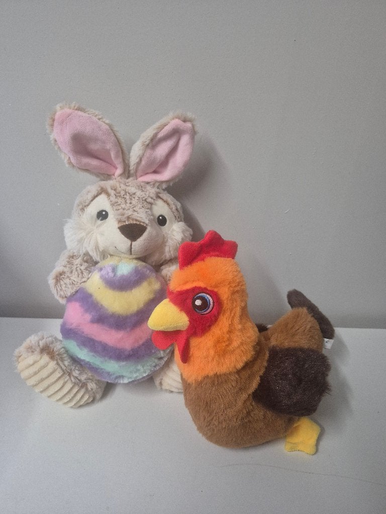 Leuke paashaas knuffel met kip, Ophalen of Verzenden, Gebruikt, Overige typen