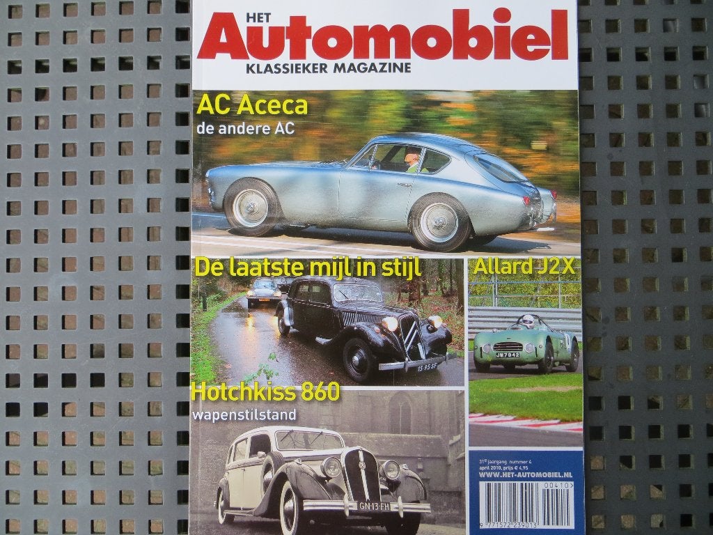 Het Automobiel nr. 4 2010 AC Aceca, rouwauto's, Hotchkiss, Ophalen of Verzenden, Nieuw, Algemeen