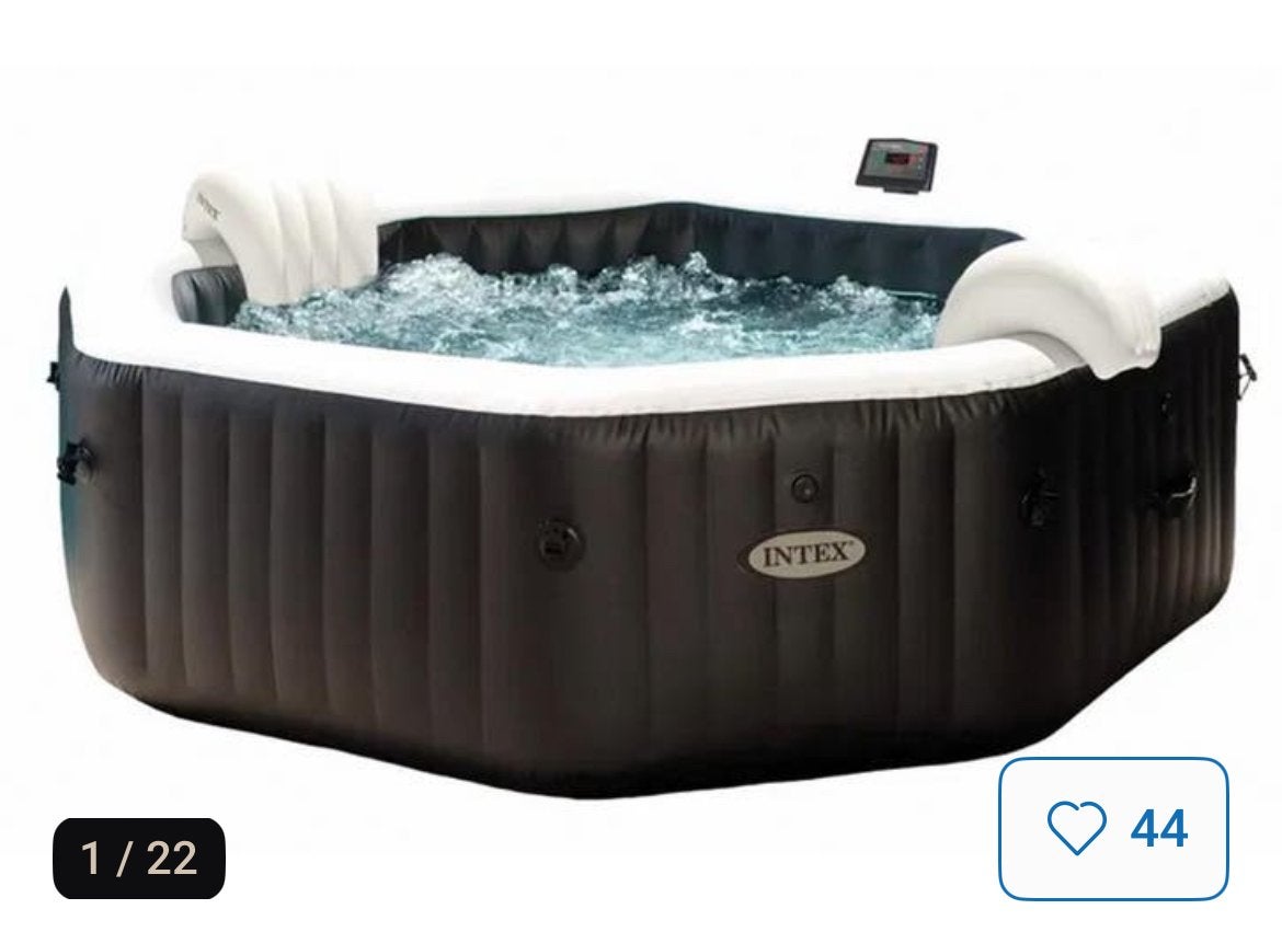 Intex PureSpa Opblaasbare Jacuzzi - Zo goed als nieuw, Ophalen, Zo goed als nieuw, Pomp, Opblaasbaar