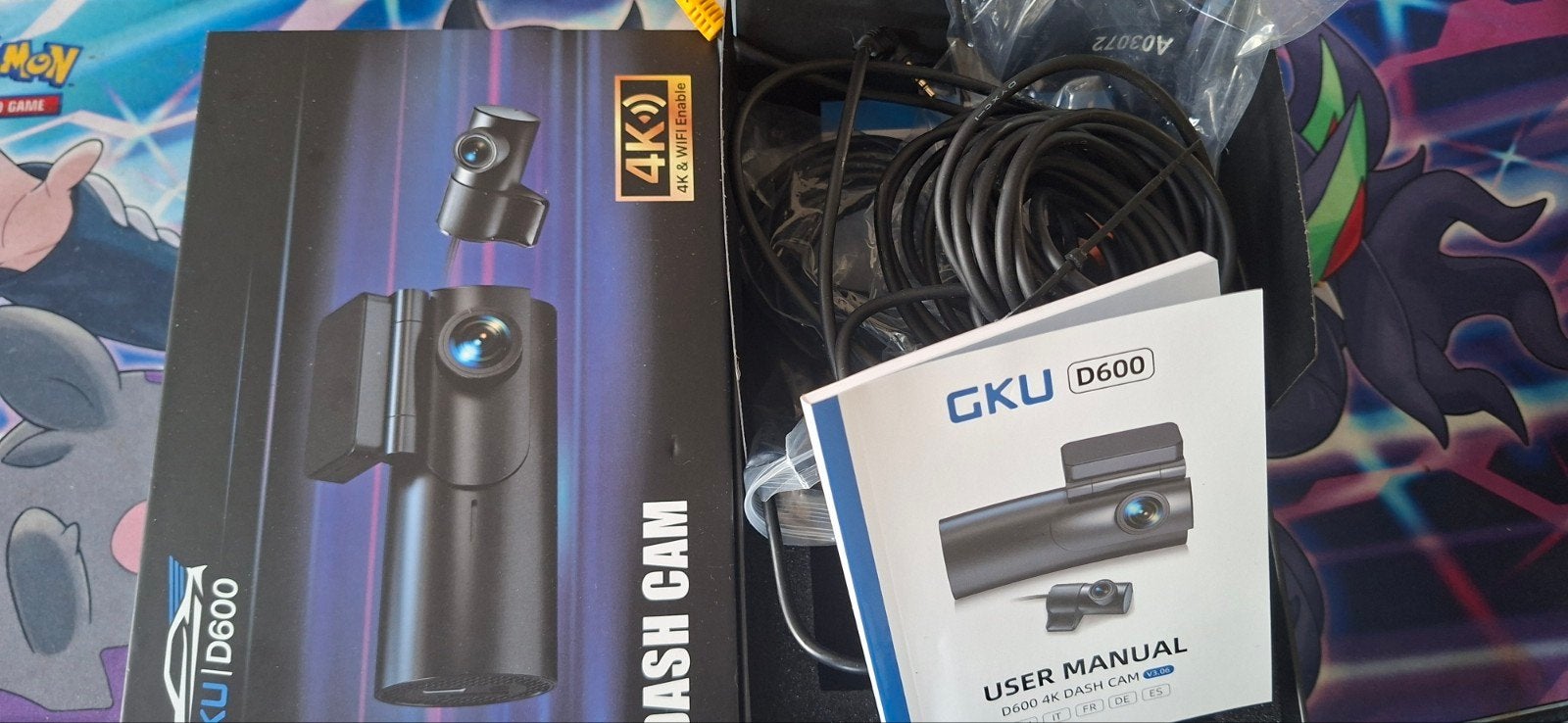 GKU D600 Mini Auto Camera: 4K Dashcam met Nachtzicht & WiFi, Ophalen of Verzenden
