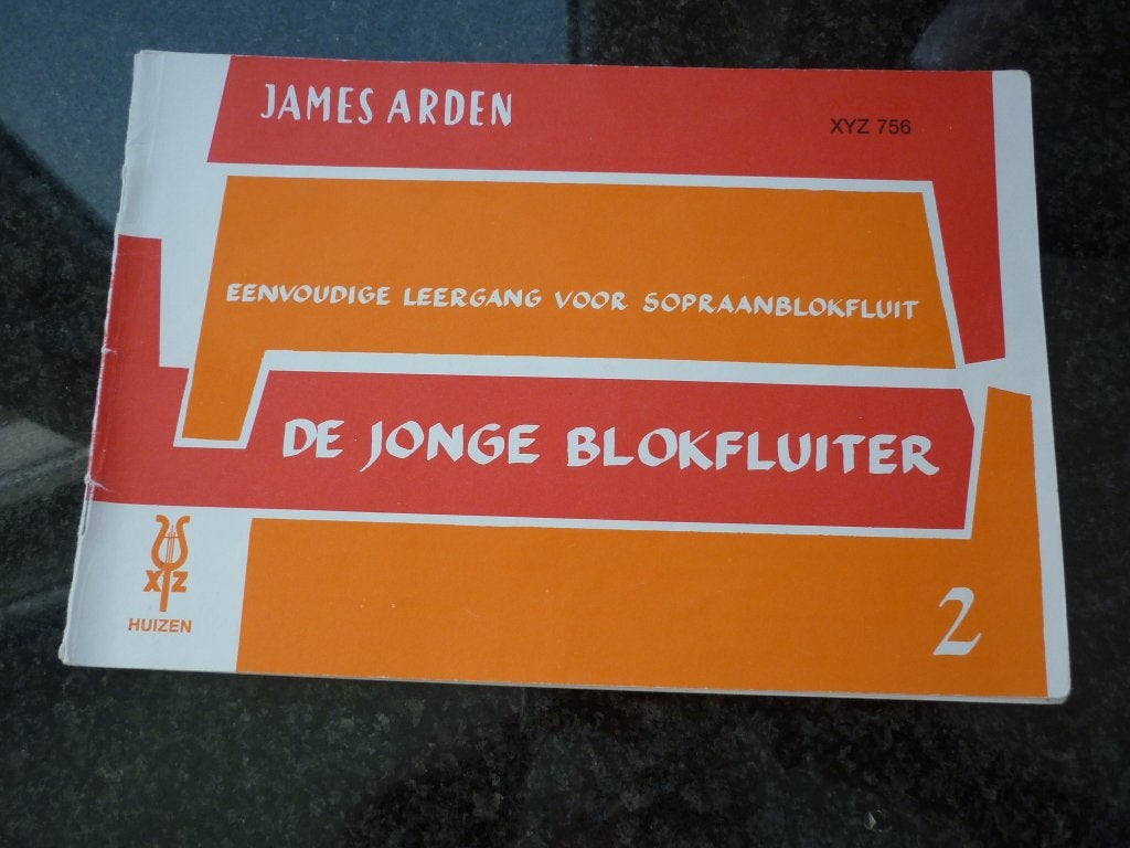 James Arden -De jonge blokfluiter - Eenvoudige leergang, Gebruikt, Klassiek, Les of Cursus, Ophalen of Verzenden