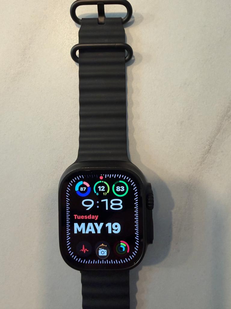 Apple Watch Ultra 2 49mm Zwart | 100% Batterij | Factuur, Afstand, Zwart, IOS, Ophalen of Verzenden