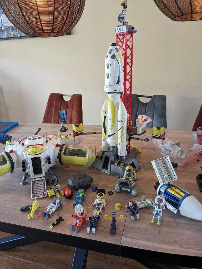 playmobil ruimte space, Kinderen en Baby's, Speelgoed | Playmobil, Ophalen of Verzenden, Gebruikt