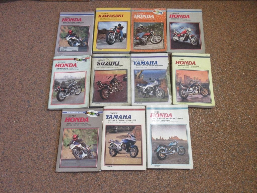 Partij 11 stuks Clymer werkplaatsboeken manual, Ophalen of Verzenden, Overige merken