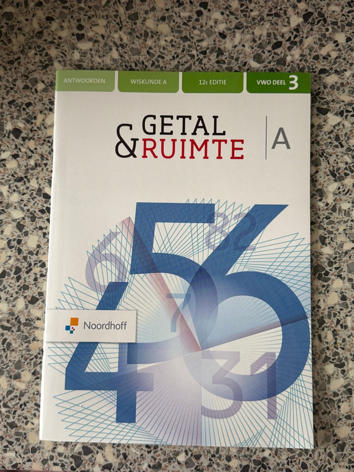 Getal & Ruimte A Antwoorden VWO deel 3 12e editie, Ophalen of Verzenden, Beta, Nieuw