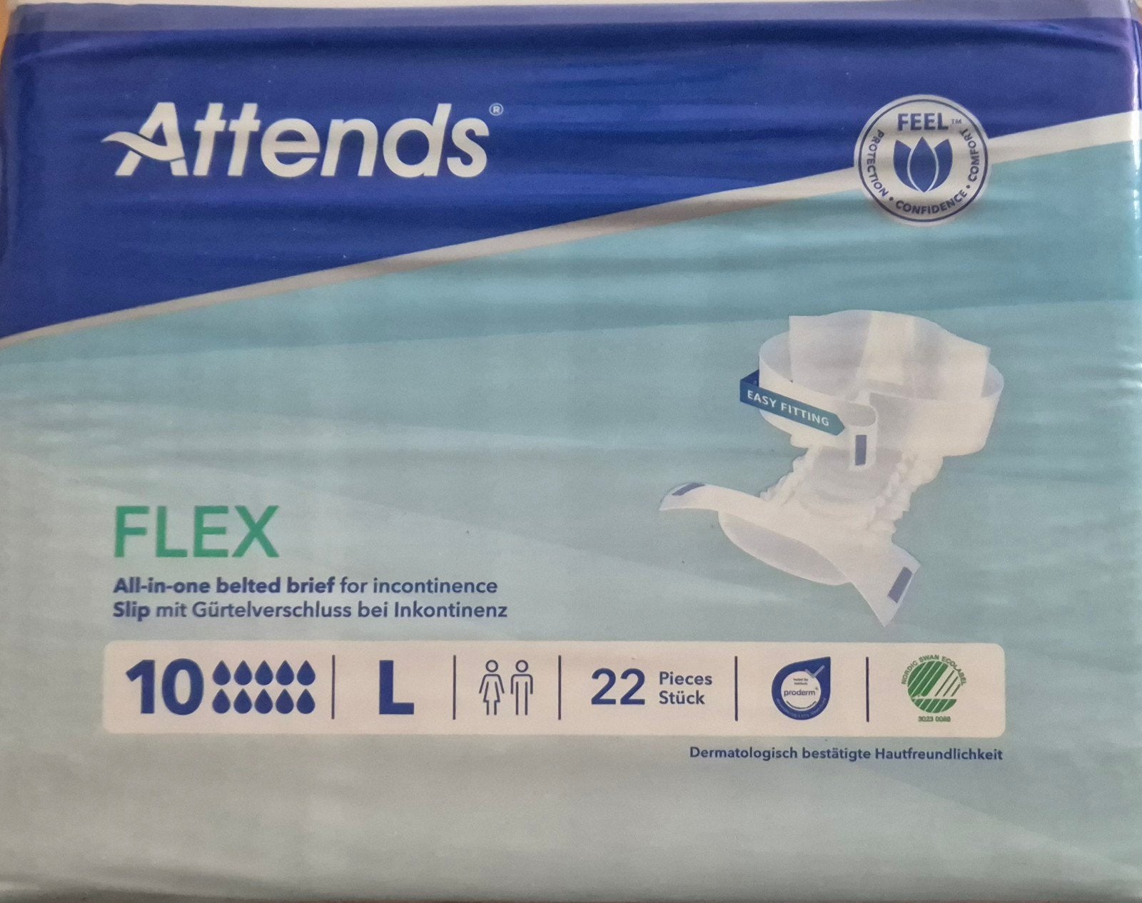 Attends Flex 10 maat L, Verzenden