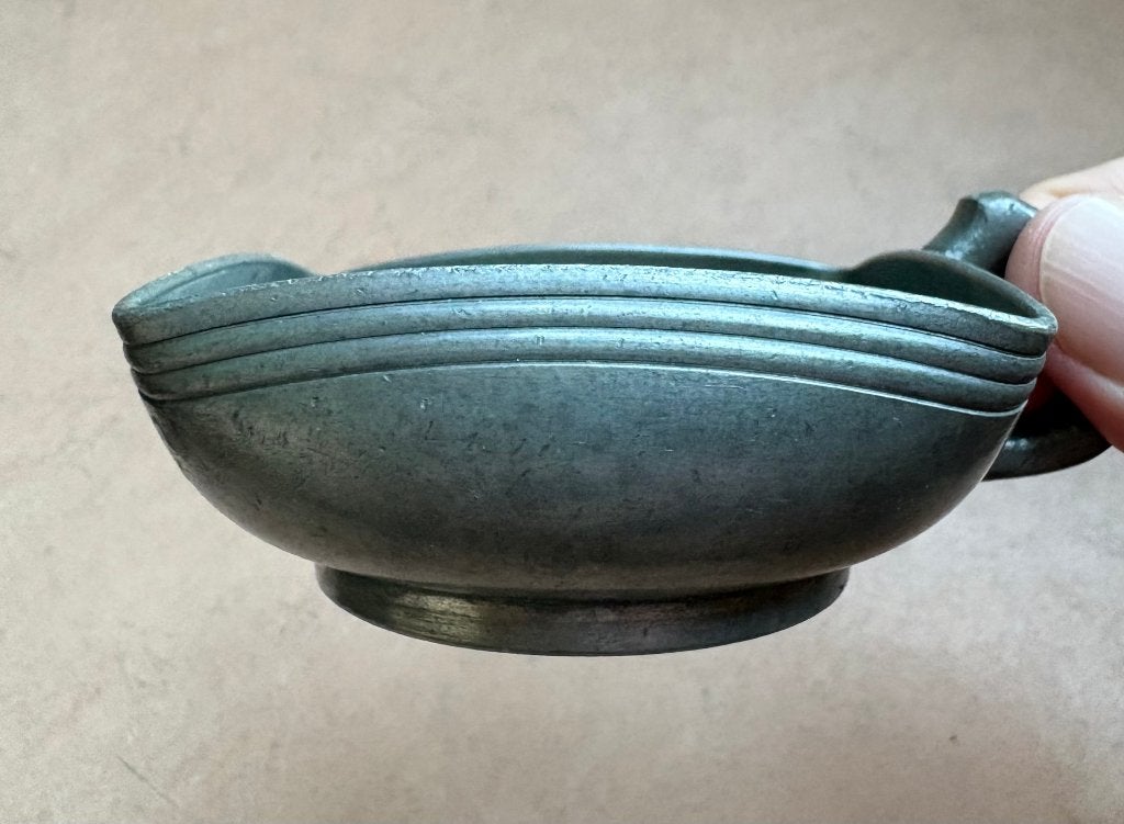 Fraai tinnen bakje / schaaltje, art deco. ZTI, Antiek en Kunst, Ophalen of Verzenden