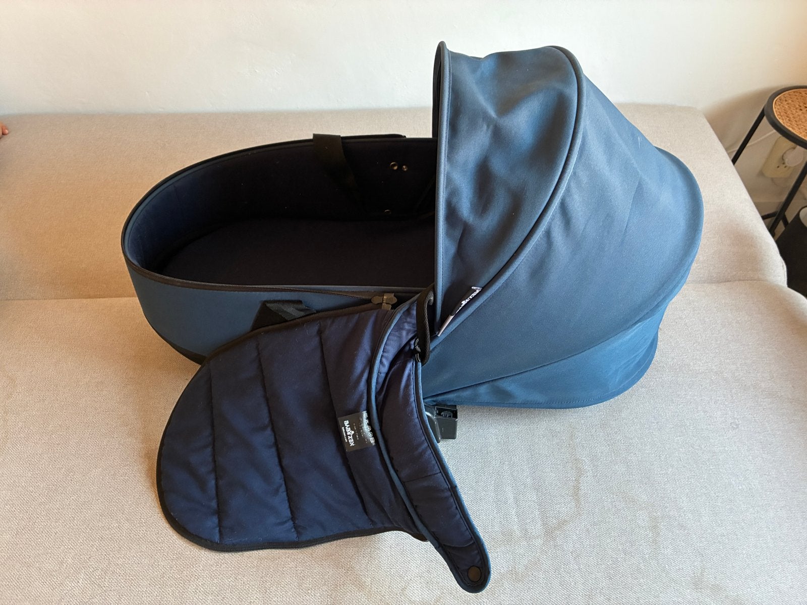Babyzen Yoyo Bassinet Wieg Cot Blauw, Ophalen, Zo goed als nieuw, Wieg