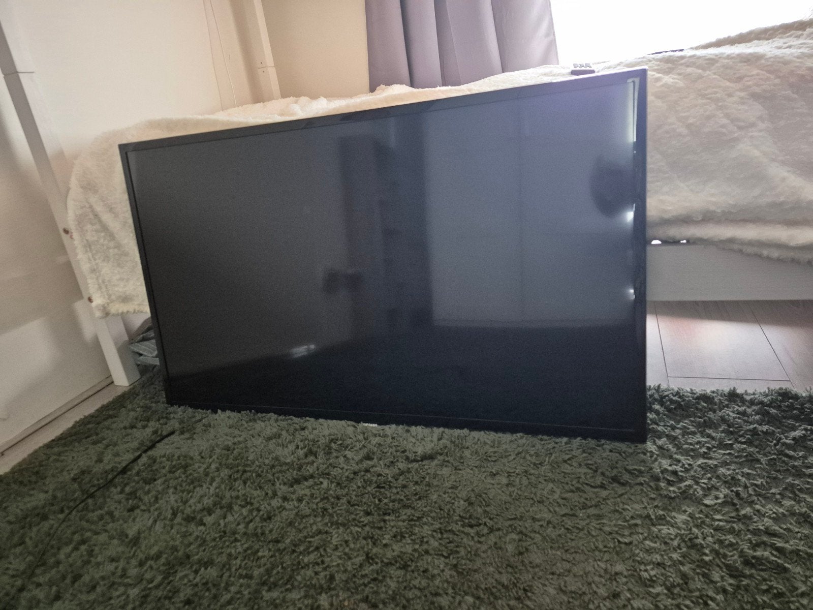 Samsung TV 40 inch met afstandsbediening en muurbeugel, Ophalen, Gebruikt, 40 tot 60 cm, Samsung