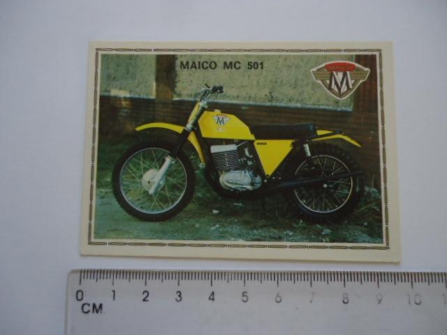 sticker oud MAICO Cross motor MC 501 panini super moto, Verzamelen, Verzenden, Zo goed als nieuw, Bedrijf of Vereniging