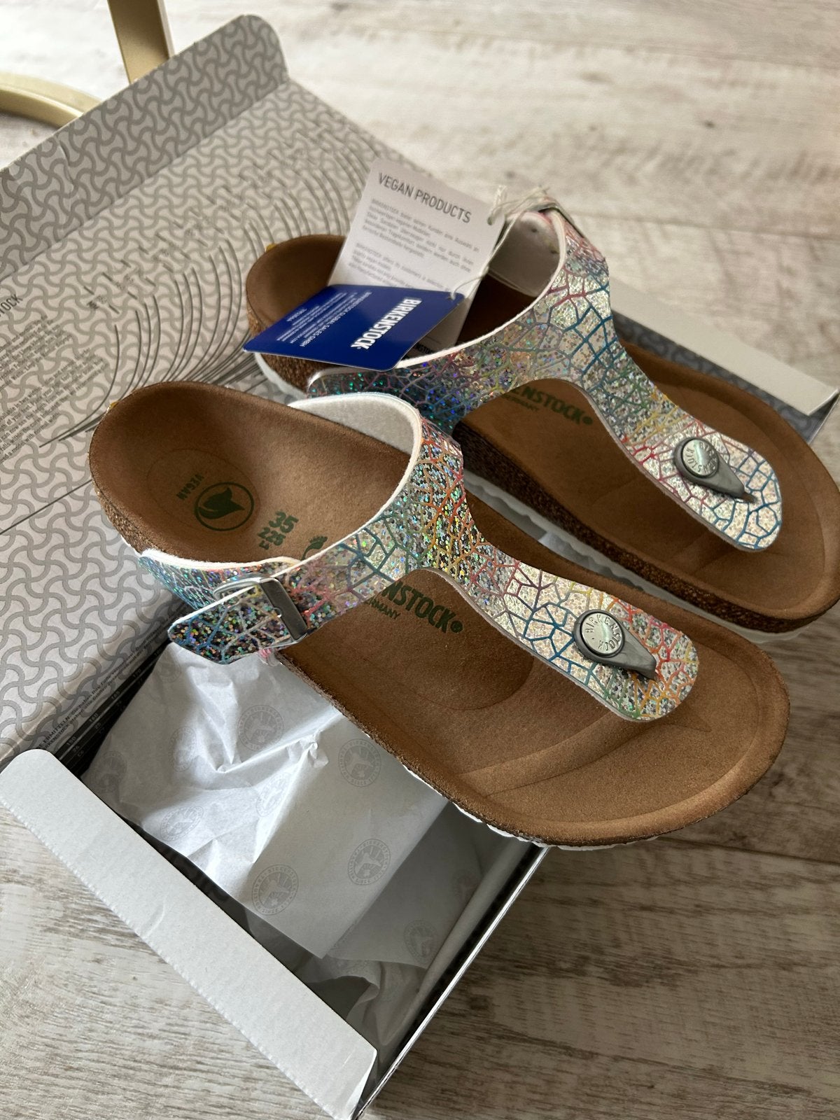 Nieuw! Birkenstock Gizeh Kids Maat 35, Ophalen, Jongen of Meisje, Schoenen, Nieuw