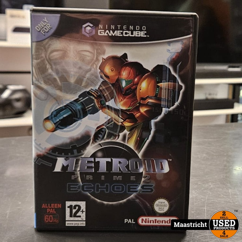 Gamecube Game | Metroid Prime 2: Echoes, Nintendo, Gebruikt, Support@nintendo.com, 11-1 Hokotate-cho, Kamitoba, Minami-ku
Kyoto 601-8501
Japan