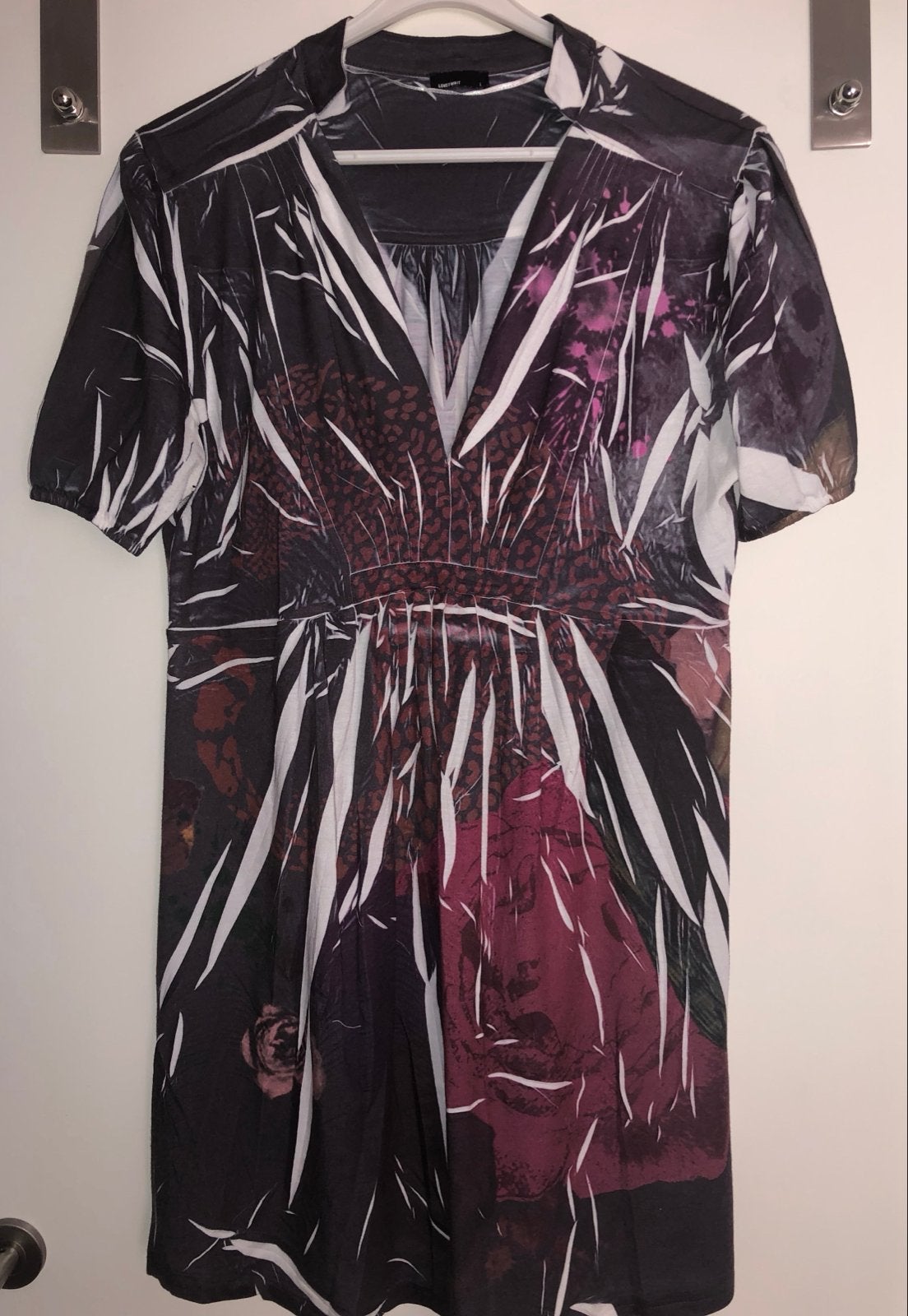 LOVE2WAIT positiejurk met print, maat L zgan, Kleding | Dames, Ophalen of Verzenden, Zo goed als nieuw, Maat 42/44 (L), Meerkleurig