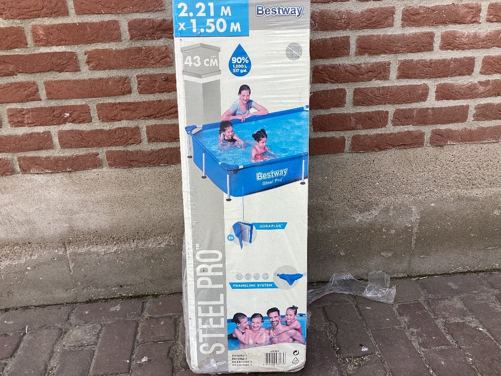 Bestway zwembad 2.21x1,50 m NIEUW, Minder dan 80 cm, Nieuw, Ophalen of Verzenden, Minder dan 200 cm