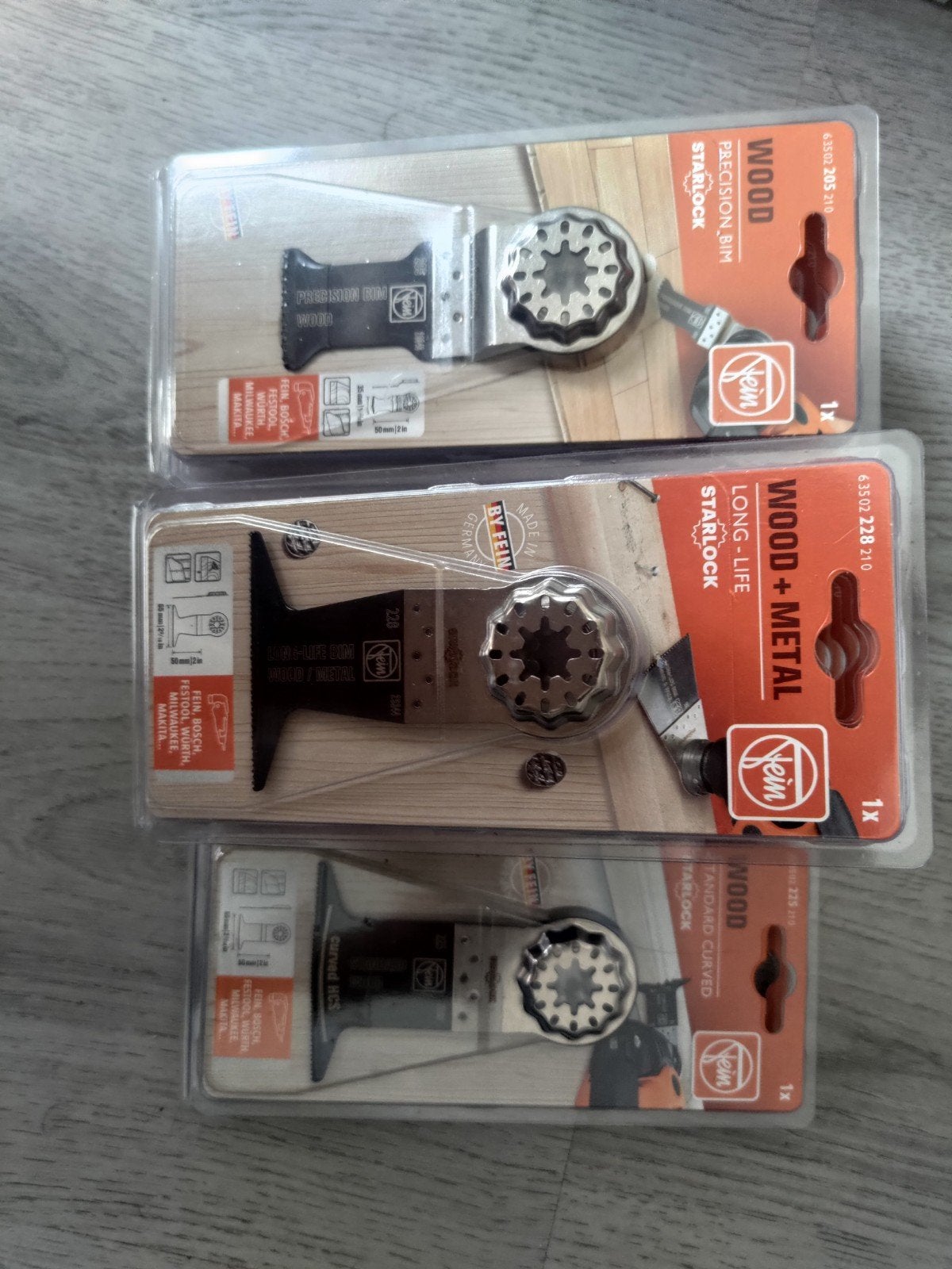 Fein Starlock Multitool Zaagbladen - Diverse Types, Ophalen of Verzenden, Nieuw, Multitool, Overige merken