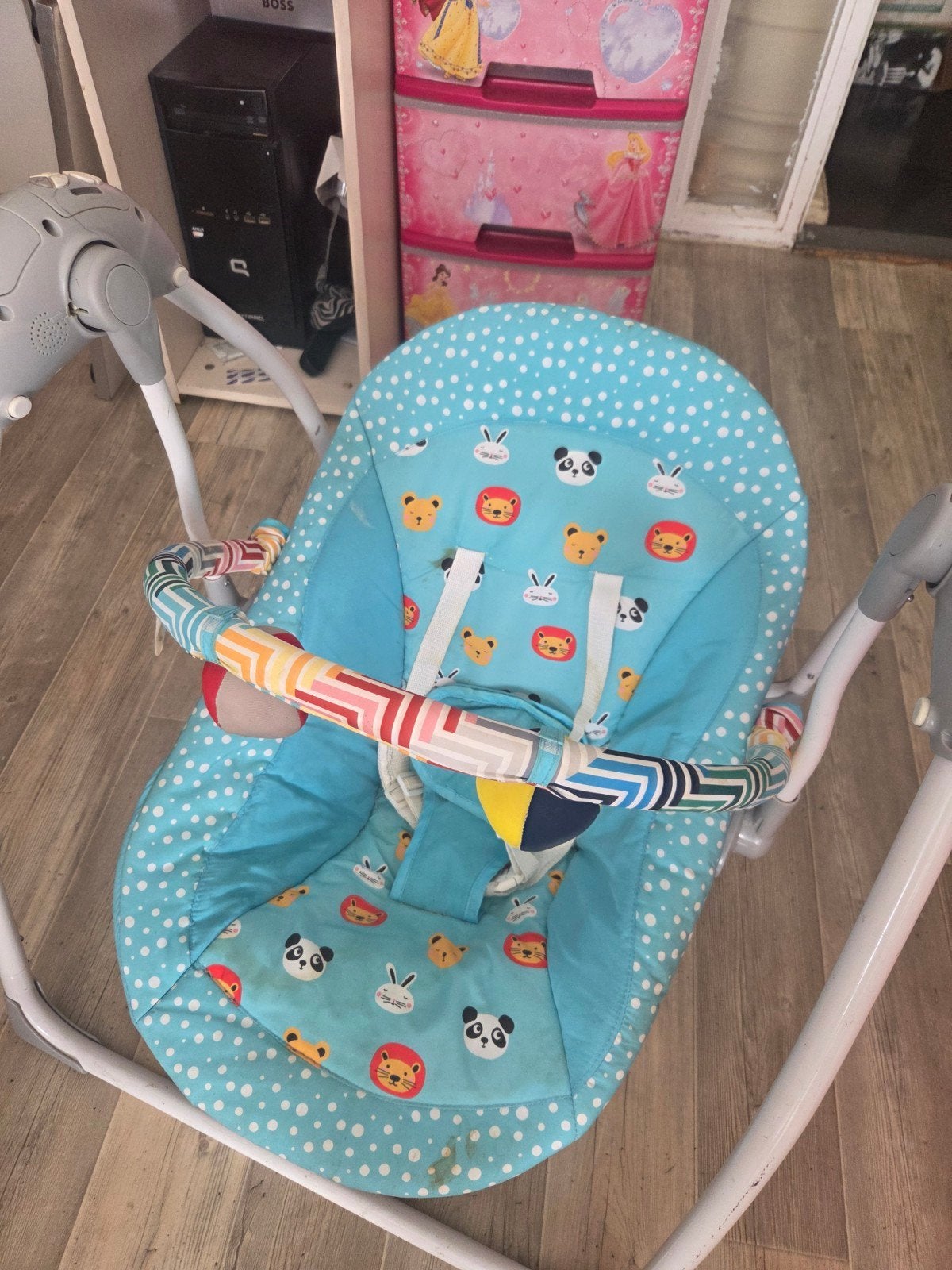 Asalvo Baby Wipstoel - Comfortabel en Verstelbaar, Ophalen
