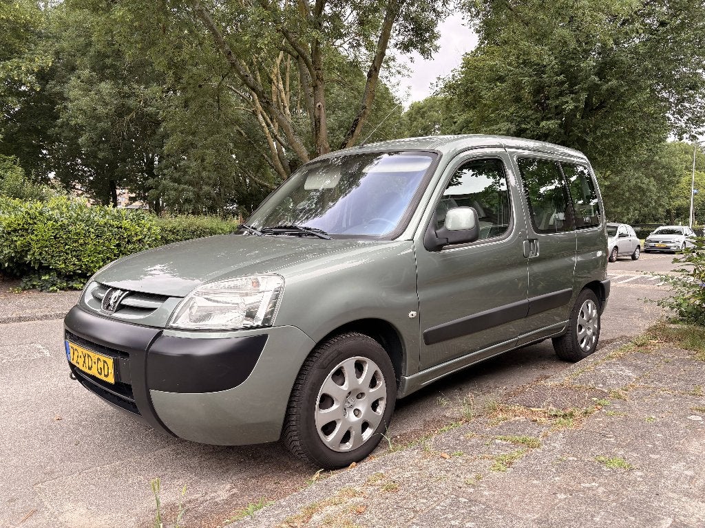 Peugeot Partner 1.6 16V Combi 2007 Groen (Benzine), Auto's, Peugeot, Particulier, Partner, Airbags, Airconditioning, Cruise Control