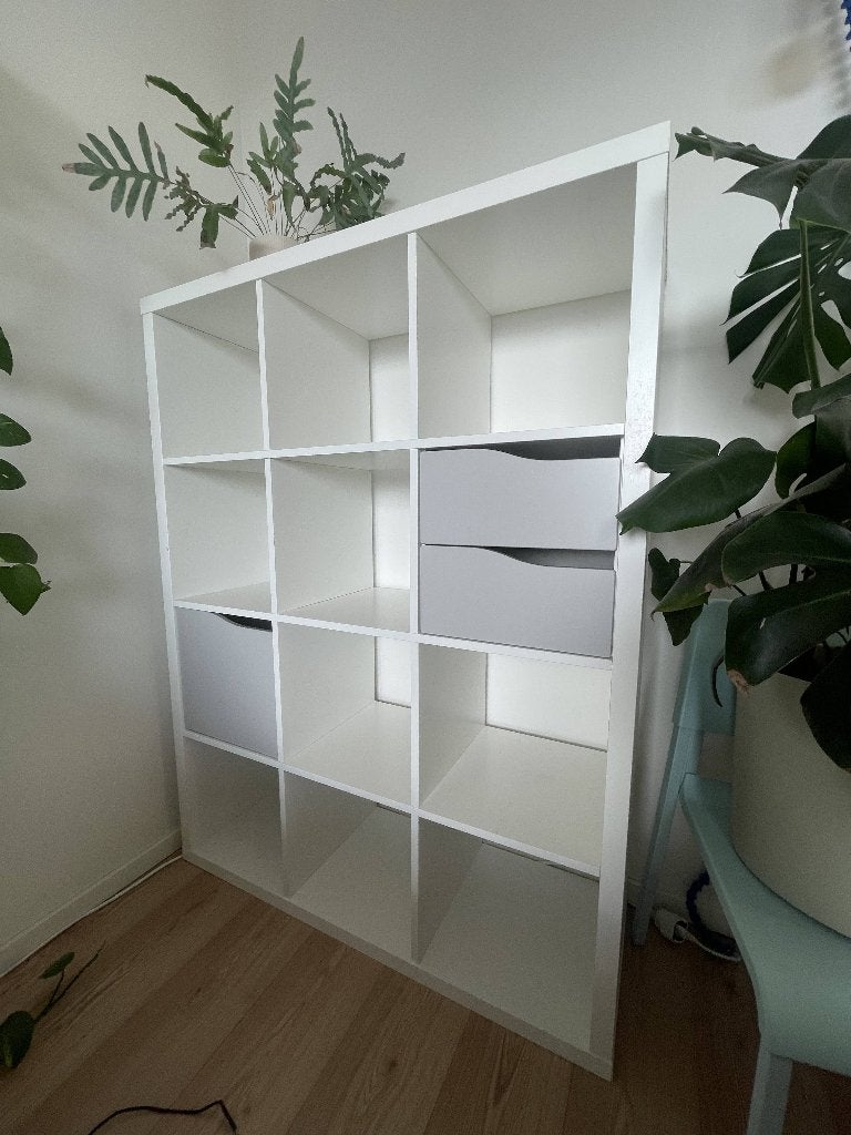 IKEA Kallax blokkenkast wit, Huis en Inrichting, Ophalen, Gebruikt, 100 tot 150 cm, 100 tot 150 cm