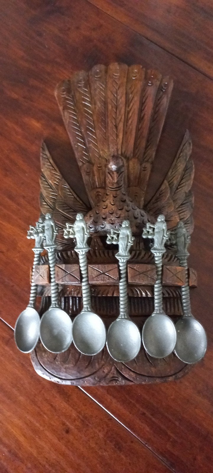 Tin Wandlepelrek Pauw, Antiek en Kunst, Ophalen of Verzenden