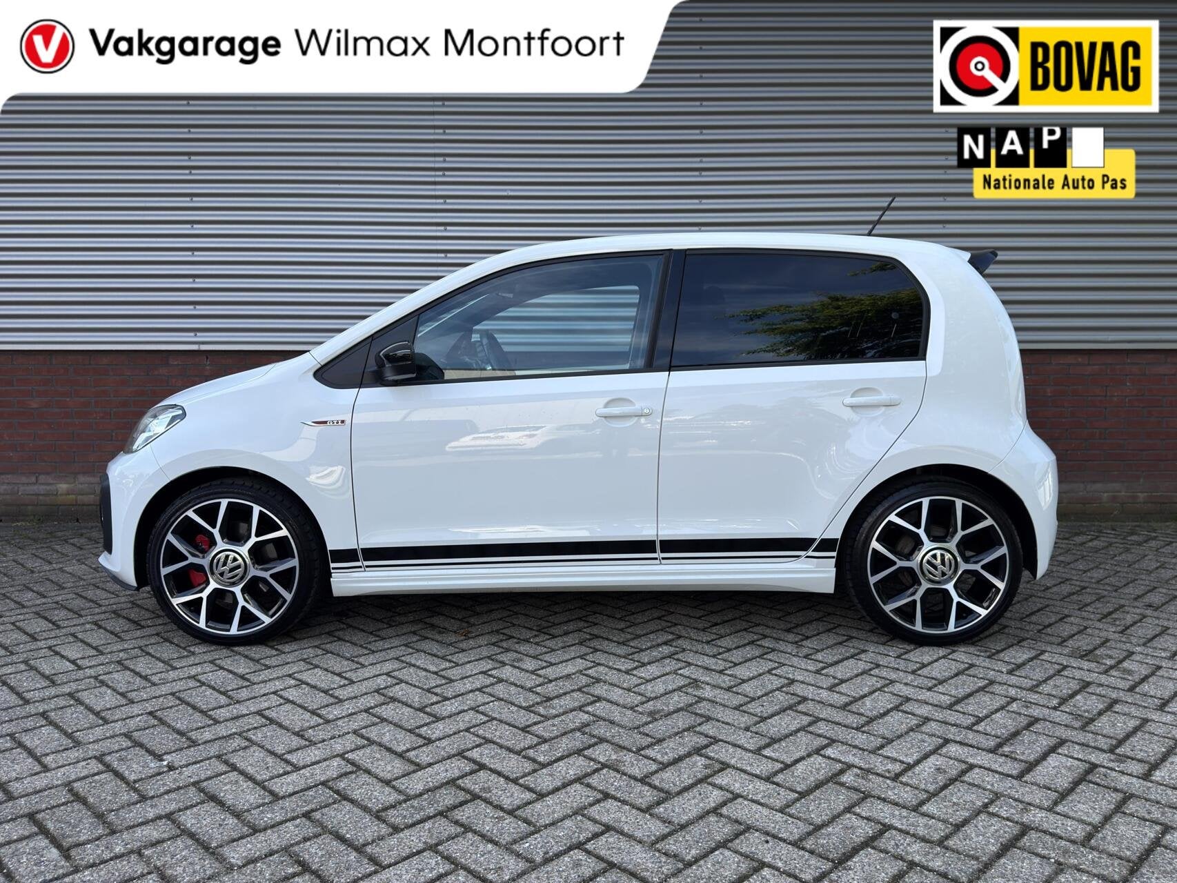 Volkswagen Up! 1.0 TSI GTI|Clima|Beats|Cruise|DAB|Stoelverwa, 970 kg, Stof, Gebruikt, Met garantie (alle)