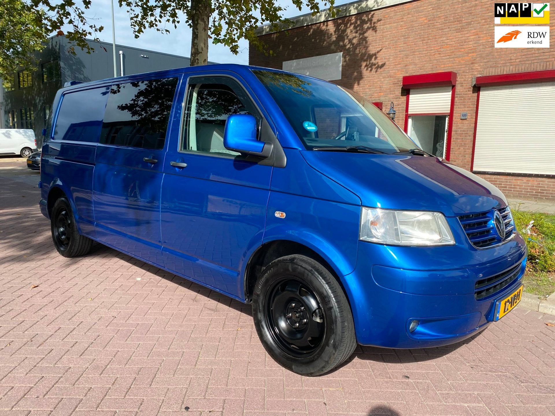 Volkswagen Transporter 2.5 TDI 340 4Motion Trendline DC / Ai, Stof, Gebruikt, Zwart, 2020 kg