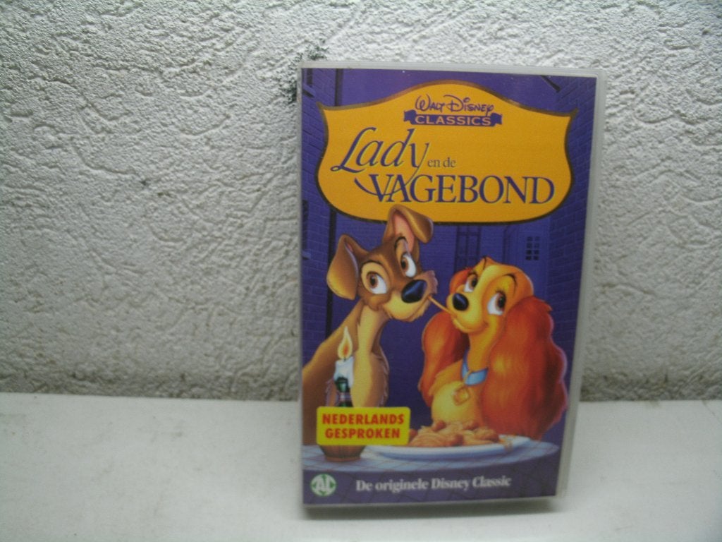 vhs 167a lady en de vagebond classics, Alle leeftijden, Ophalen of Verzenden, Zo goed als nieuw
