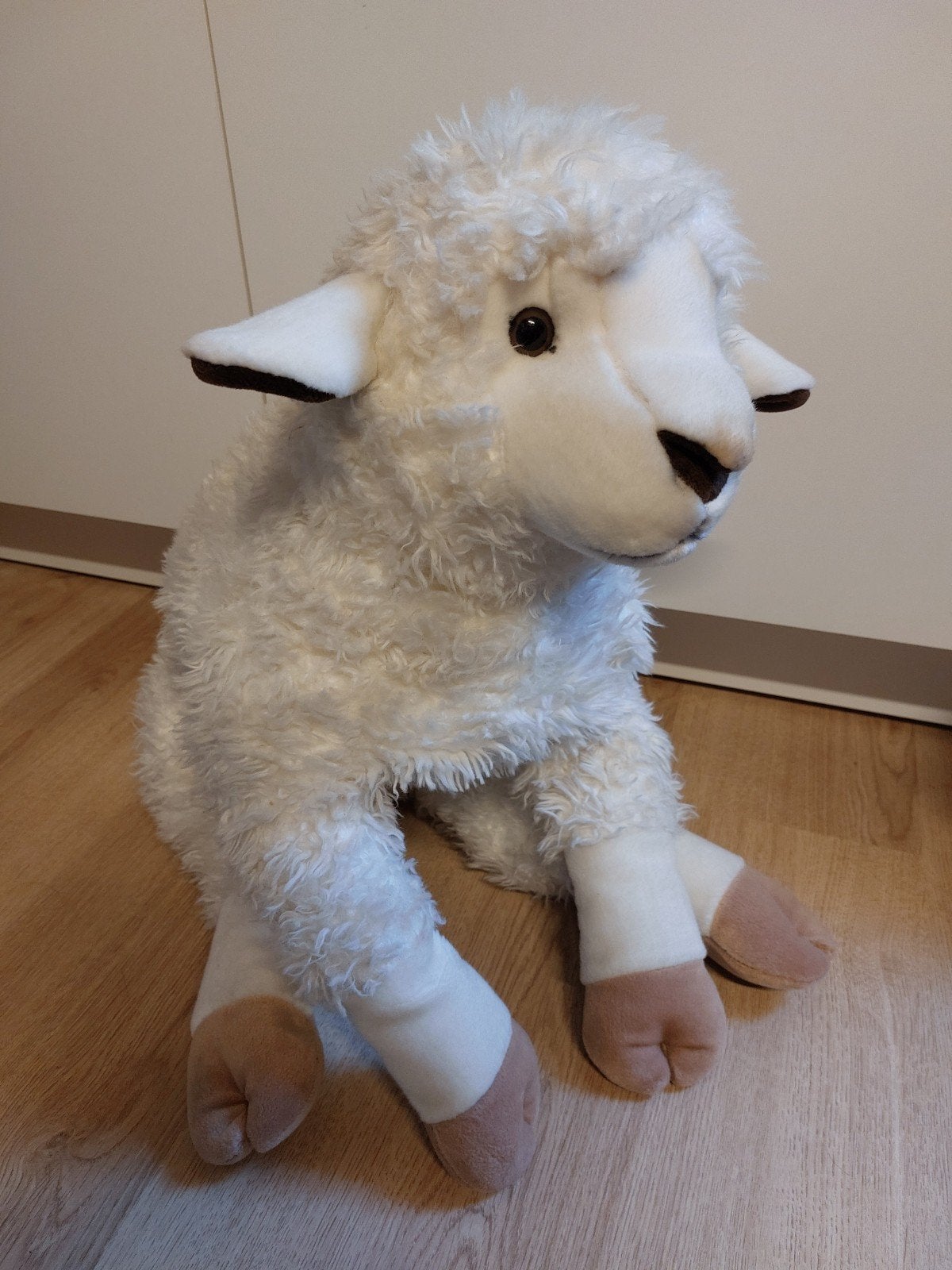 Grote Anna club plush schaap lammetje knuffel, Ophalen of Verzenden, Overige typen