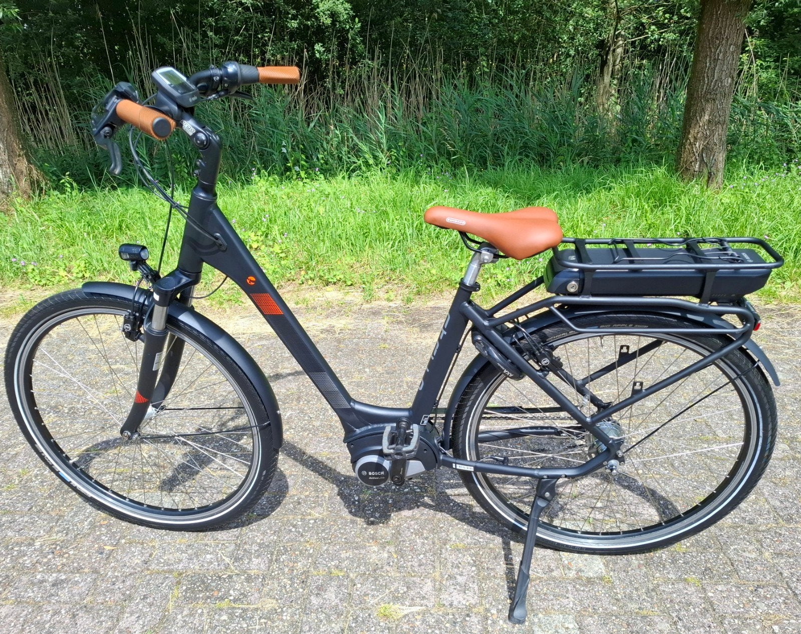 Als nieuwe Stella E-bike, 672 km, Bosch middenmotor ✅️, Ophalen, Versnellingen, Batavus, 53 tot 56 cm