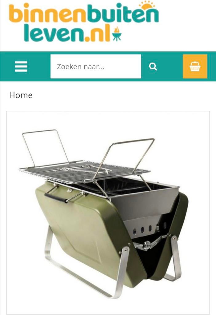 Te koop super handig bbq koffer , € 25,-, Ophalen of Verzenden, Nieuw