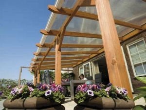 Polycarbonaat dakopbouw 9x3,5 8x3,5 7x3,5 6x3,5 5x3,5, Ophalen, Nieuw, Veranda