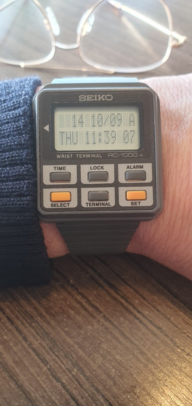 Zeldzame Seiko RC-1000 'Wrist Terminal' - Vintage Horloge, Seiko, Kunststof, Gebruikt, Polshorloge
