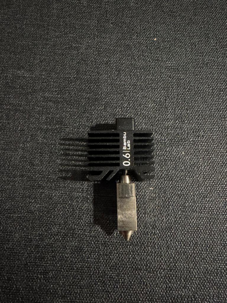Bambu Lab 0.6 Hardened Steel Hotend / Nozzle – Nieuwstaat, Computers en Software, 3D-printerbenodigheden, Ophalen of Verzenden