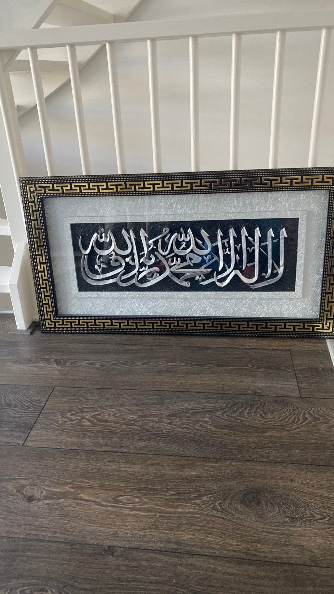 Decoratie schilderij  ayet, Ophalen, 107 cm, Zilver, 57 cm